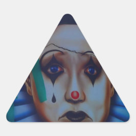 Carnival Clown Design Sticker
