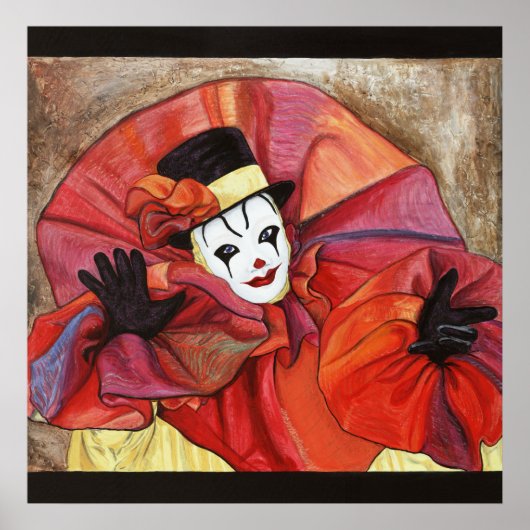 Carnival Clown Poster (Voorkant)