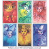 CARNIVAL CLOWNS COLLECTIE Venetian Masquerade Sticker (Voorkant)