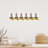 Carnival Clowns Poster (Keuken)
