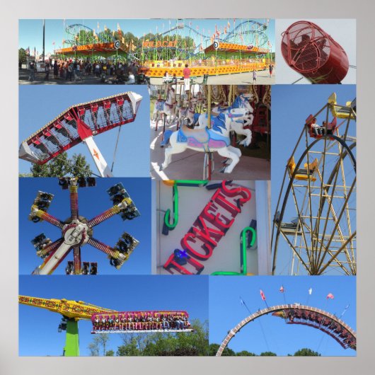 Carnival Collage Poster (Voorkant)