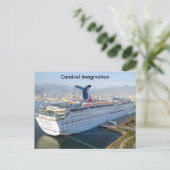 Carnival Cruise Ship Post Card Briefkaart (Staand voorkant)
