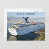 Carnival Cruise Ship Post Card Briefkaart (Voorkant / Achterkant)