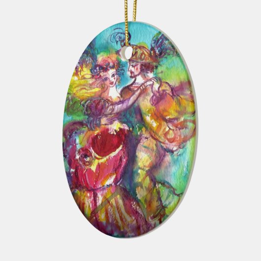 CARNIVAL DANCE KERAMISCH ORNAMENT (Links)