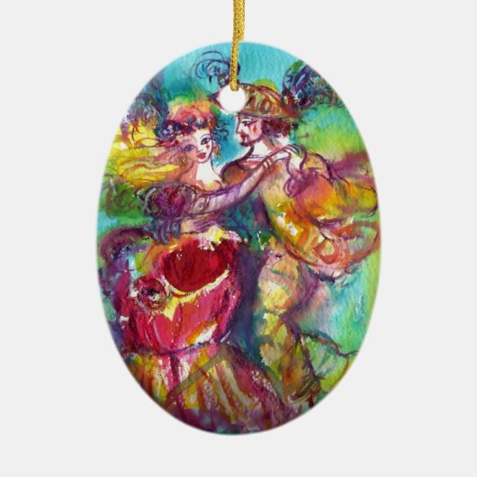CARNIVAL DANCE KERAMISCH ORNAMENT (Voorkant)