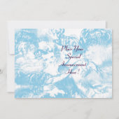 CARNIVAL DANCE, levendig roze blauw Aankondiging (Achterkant)