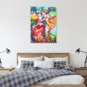 CARNIVAL DANCE Venetian Masquerade Ball Canvas Afdruk (Insitu (Slaapkamer))