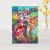 CARNIVAL DANCE / Venetian Masquerade Ball Kaart (Gele Bloem)