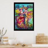 CARNIVAL DANCE Venetian Masquerade Ball Poster (Keuken)