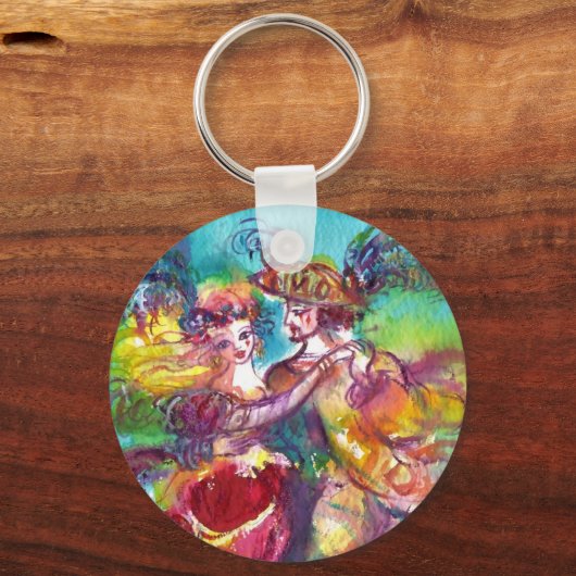 CARNIVAL DANCE Venetian Masquerade Ball Sleutelhanger (Achterkant)