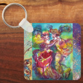 CARNIVAL DANCE Venetian Masquerade Ball Sleutelhanger (Voorkant)