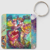 CARNIVAL DANCE Venetian Masquerade Ball Sleutelhanger (Achterkant)