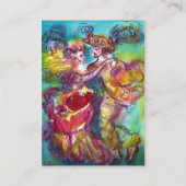 CARNIVAL DANCE / Venetian Masquerade Ball Visitekaartje (Achterkant)