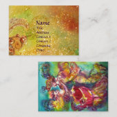 CARNIVAL DANCE / Venetian Masquerade Ball Visitekaartje (Voorkant / Achterkant)