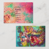 CARNIVAL DANCE / Venetian Masquerade Ball Visitekaartje (Voorkant / Achterkant)