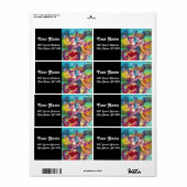 CARNIVAL DANCE Venetian Masquerade Dancers Etiket (Full Sheet)