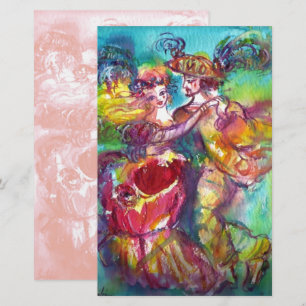 CARNIVAL DANCE, zacht antiek, roze bleekheid Briefpapier