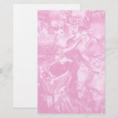 CARNIVAL DANCE, zacht roze Briefpapier (Voorkant / Achterkant)