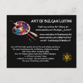 CARNIVAL DANS UITNODIGING BRIEFKAART (Achterkant)