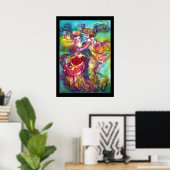 CARNIVAL DANS Venetiaans Maskerade Bal Poster (Thuiskantoor)
