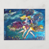 CARNIVAL DANSEN IN DE NACHT UITNODIGING BRIEFKAART (Voorkant)