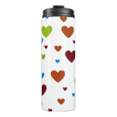 Carnival dansende harten verspreid thermosbeker (Voorkant)