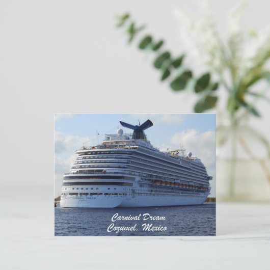 Carnival Dream Briefkaart (Staand voorkant)