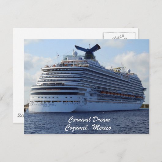 Carnival Dream Briefkaart (Voorkant / Achterkant)
