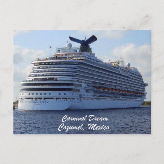 Carnival Dream Briefkaart (Voorkant)