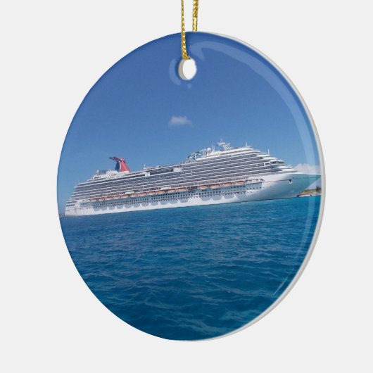 Carnival Dream Cruise Ship Ceramic Ornament (Links)