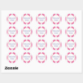 Carnival en Circus Party Ronde Sticker (Vel)
