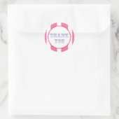 Carnival en Circus Party Ronde Sticker (Tas)