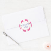 Carnival en Circus Party Ronde Sticker (Envelop)