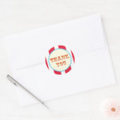 Carnival en Circus Party Ronde Sticker (Envelop)