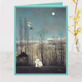 Carnival Evening door Henri Rousseau Kaart (Gele Bloem)