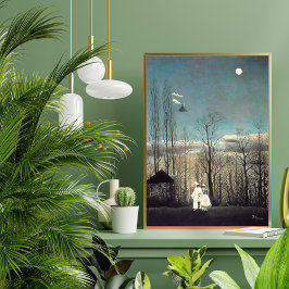 Carnival Evening door Henri Rousseau Poster