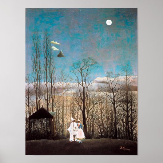 Carnival Evening, Rousseau Poster (Voorkant)