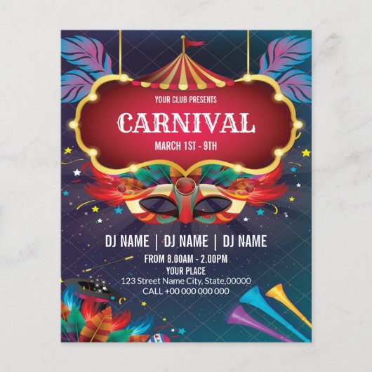 Carnival Event Flyer (Voorkant)