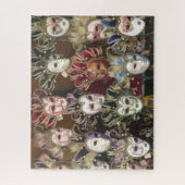 Carnival Face Maskers, Italiaanse straatmarkt Legpuzzel (Verticaal)