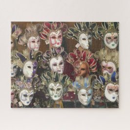 Carnival Face Maskers, Italiaanse straatmarkt Legpuzzel