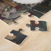 Carnival Face Maskers, Italiaanse straatmarkt Legpuzzel (Zijkant)