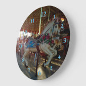 Carnival Fair Carousel Merry-Go-Roung Horse Grote Klok (Hoek)