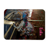 Carnival Fair Carousel Merry-Go-Roung Horse Magneet (Horizontaal)