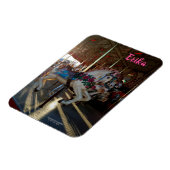 Carnival Fair Carousel Merry-Go-Roung Horse Magneet (Linkerzijde)