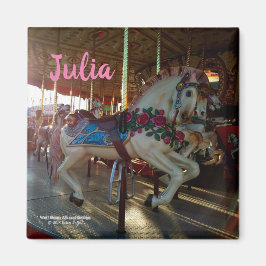 Carnival Fair Carousel Merry-Go-Roung Horse Magneet