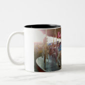 Carnival Fair Carousel Merry-Go-Roung Horse Tweekleurige Koffiemok (Links)