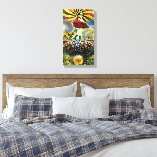 Carnival Fairy Canvas afdrukken (Insitu (Slaapkamer))