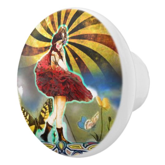 Carnival Fairy Keramische Knop (Rechts)