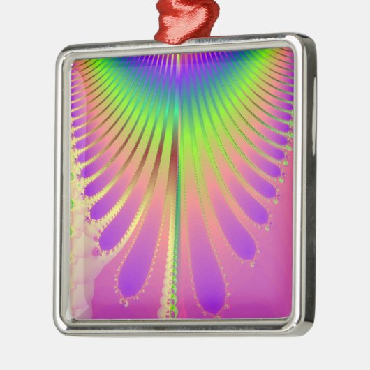 Carnival Feathers Metalen Ornament (Links)