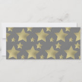 Carnival Ferris Wheel Birthday Ticket Party Grey Kaart (Achterkant)